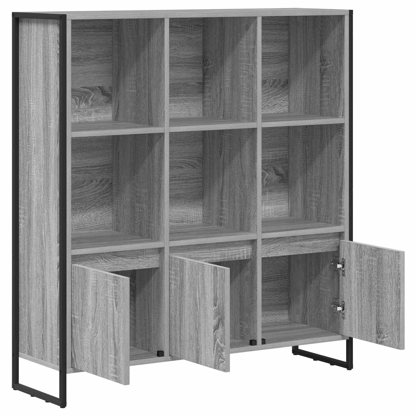 Book Cabinet 2 pcs Grey Sonoma 99.5 x 30 x 108 cm