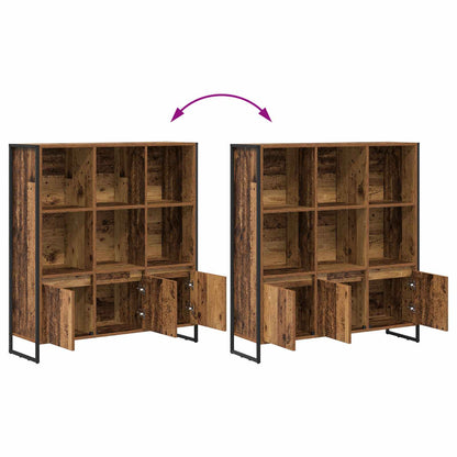 Book Cabinet 2 pcs Old Wood 99.5 x 30 x 108 cm Engineered Wood