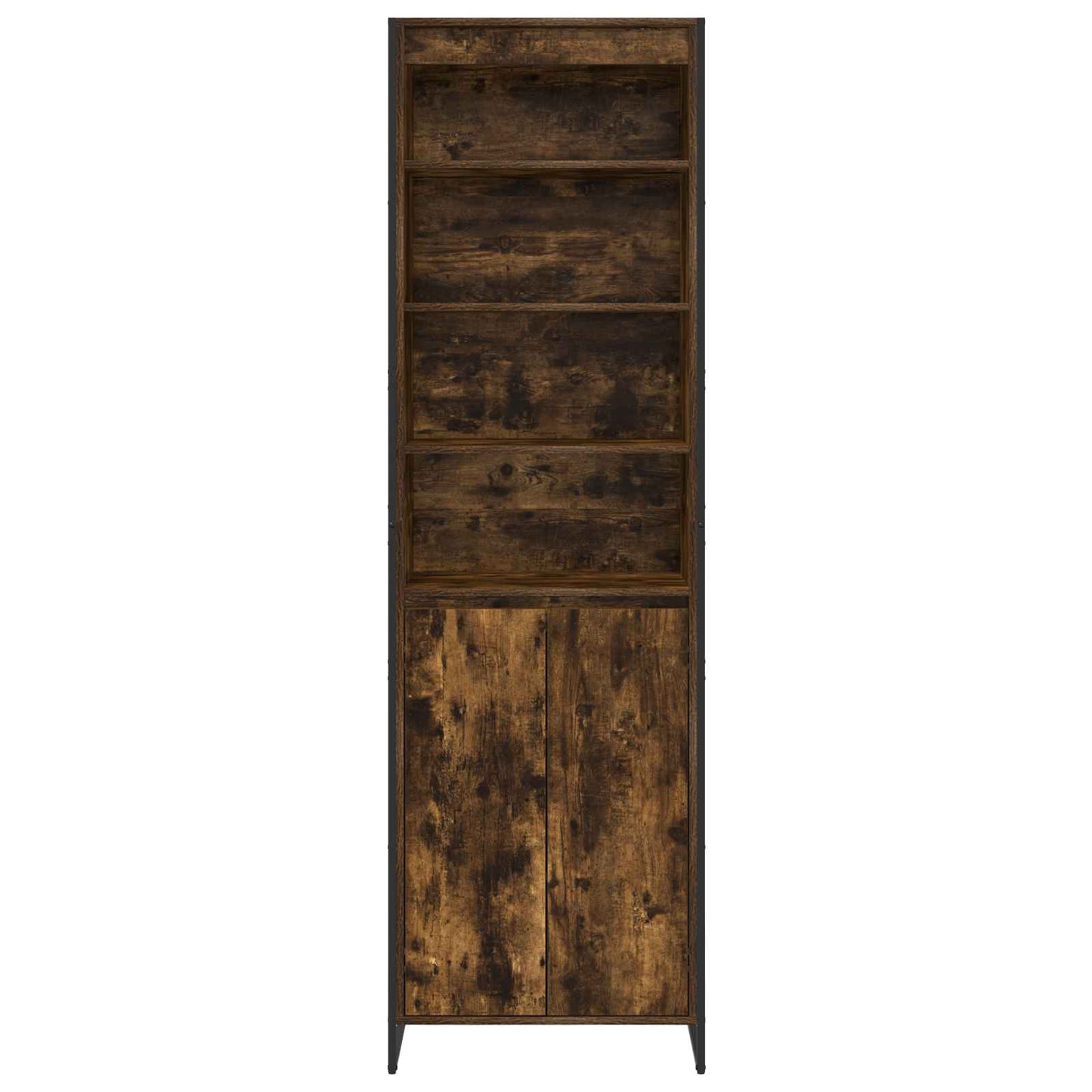 Tall Cabinets Smoke Oak 60 x 36 x 200 cm Engineered Wood
