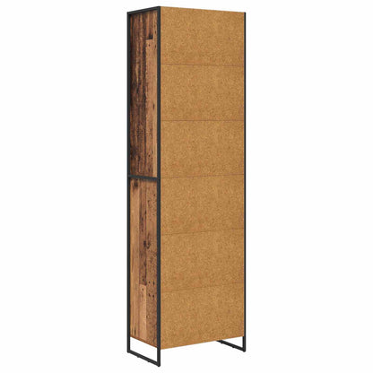 Tall Cabinets Old Wood 60 x 36 x 200 cm Engineered Wood