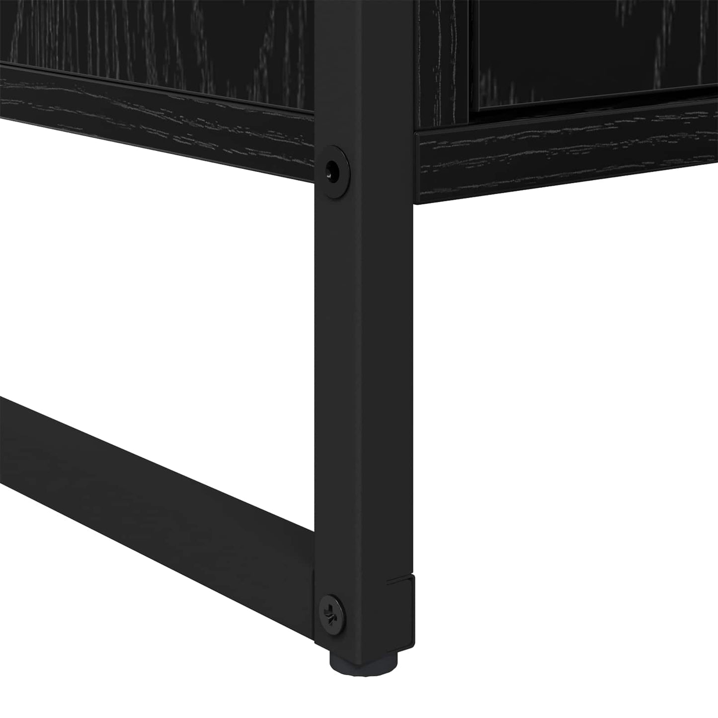 Sideboard 2 pcs Black Oak 81 x 36 x 150.5 cm Engineered Wood