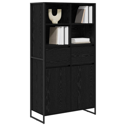 Sideboard 2 pcs Black Oak 81 x 36 x 150.5 cm Engineered Wood