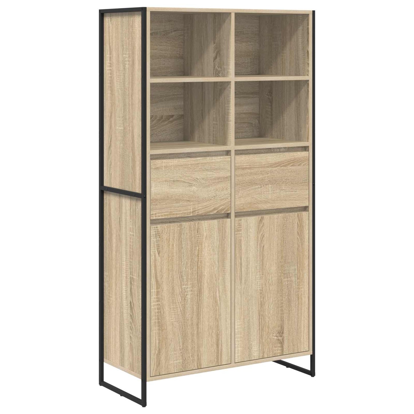 Sideboard 2 pcs Sonoma 81 x 36 x 150.5 cm Engineered Wood