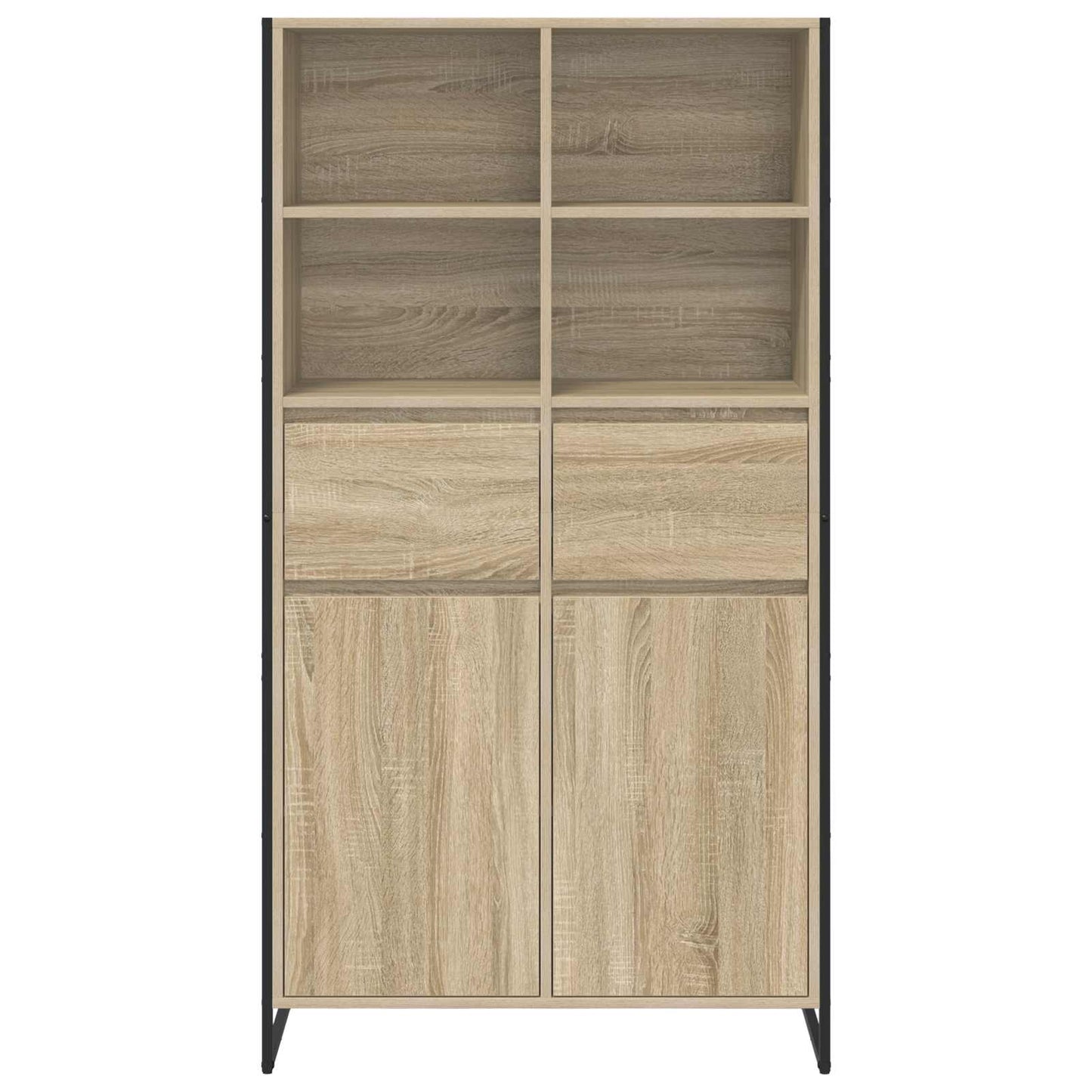 Sideboard 2 pcs Sonoma 81 x 36 x 150.5 cm Engineered Wood