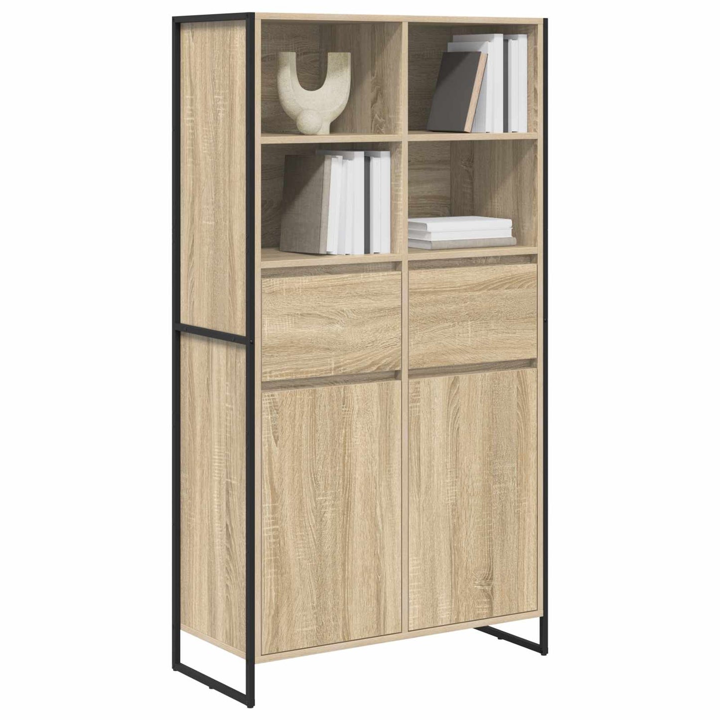 Sideboard 2 pcs Sonoma 81 x 36 x 150.5 cm Engineered Wood