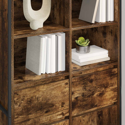 Sideboard 2 pcs Smoke Oak 81 x 36 x 150.5 cm Engineered Wood