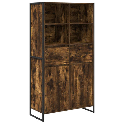 Sideboard 2 pcs Smoke Oak 81 x 36 x 150.5 cm Engineered Wood