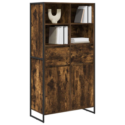 Sideboard 2 pcs Smoke Oak 81 x 36 x 150.5 cm Engineered Wood