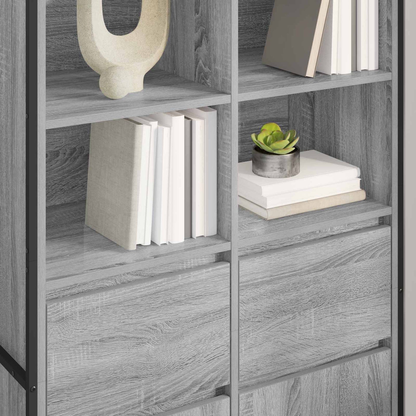 Sideboard 2 pcs Grey Sonoma 81 x 36 x 150.5 cm Engineered Wood