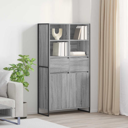 Sideboard 2 pcs Grey Sonoma 81 x 36 x 150.5 cm Engineered Wood