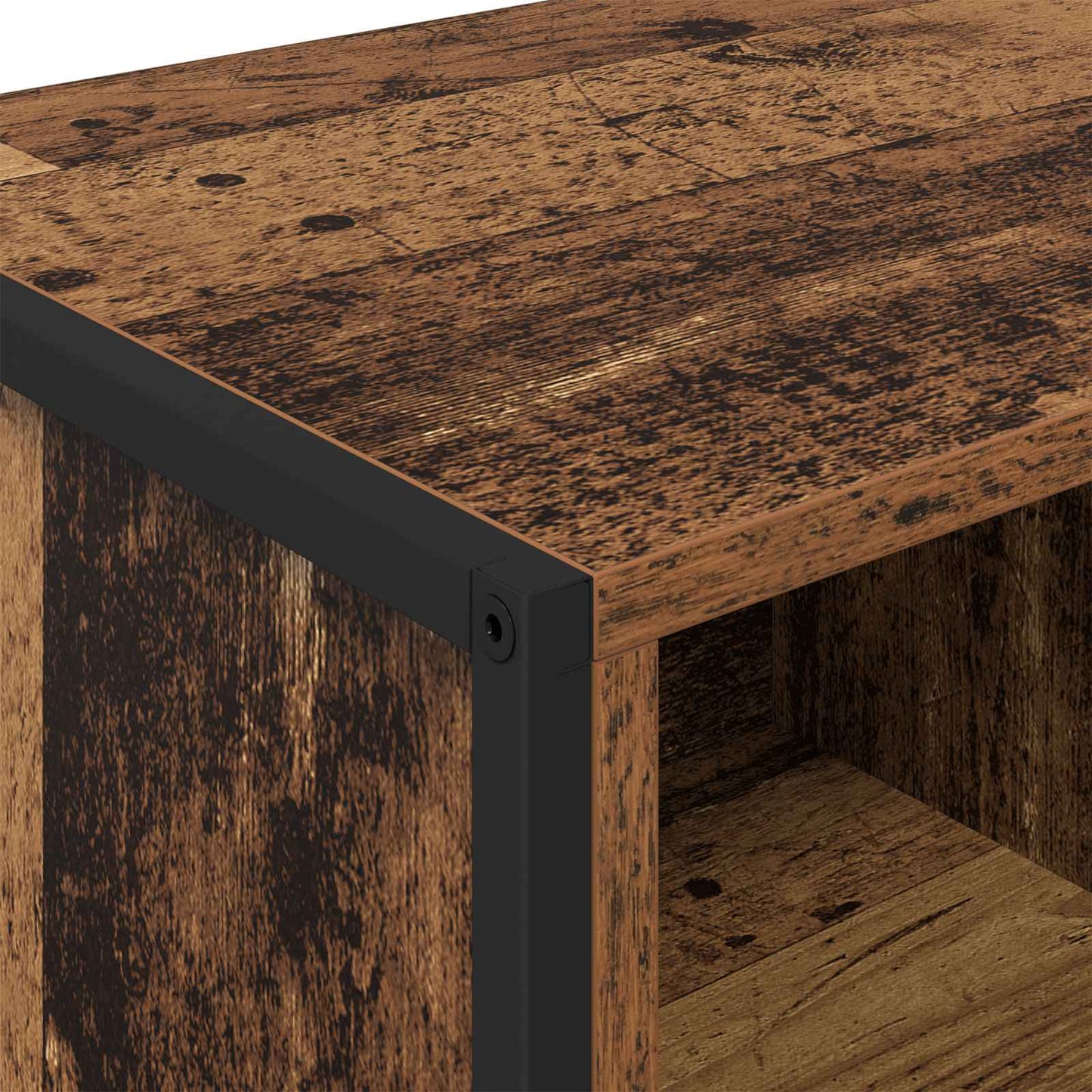Sideboard 2 pcs Old Wood 81 x 36 x 150.5 cm Engineered Wood