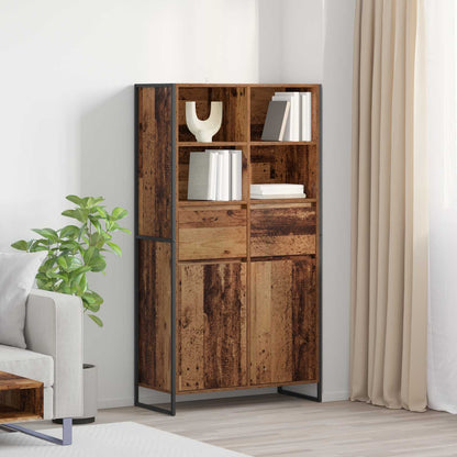 Sideboard 2 pcs Old Wood 81 x 36 x 150.5 cm Engineered Wood