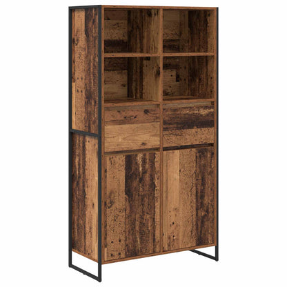 Sideboard 2 pcs Old Wood 81 x 36 x 150.5 cm Engineered Wood