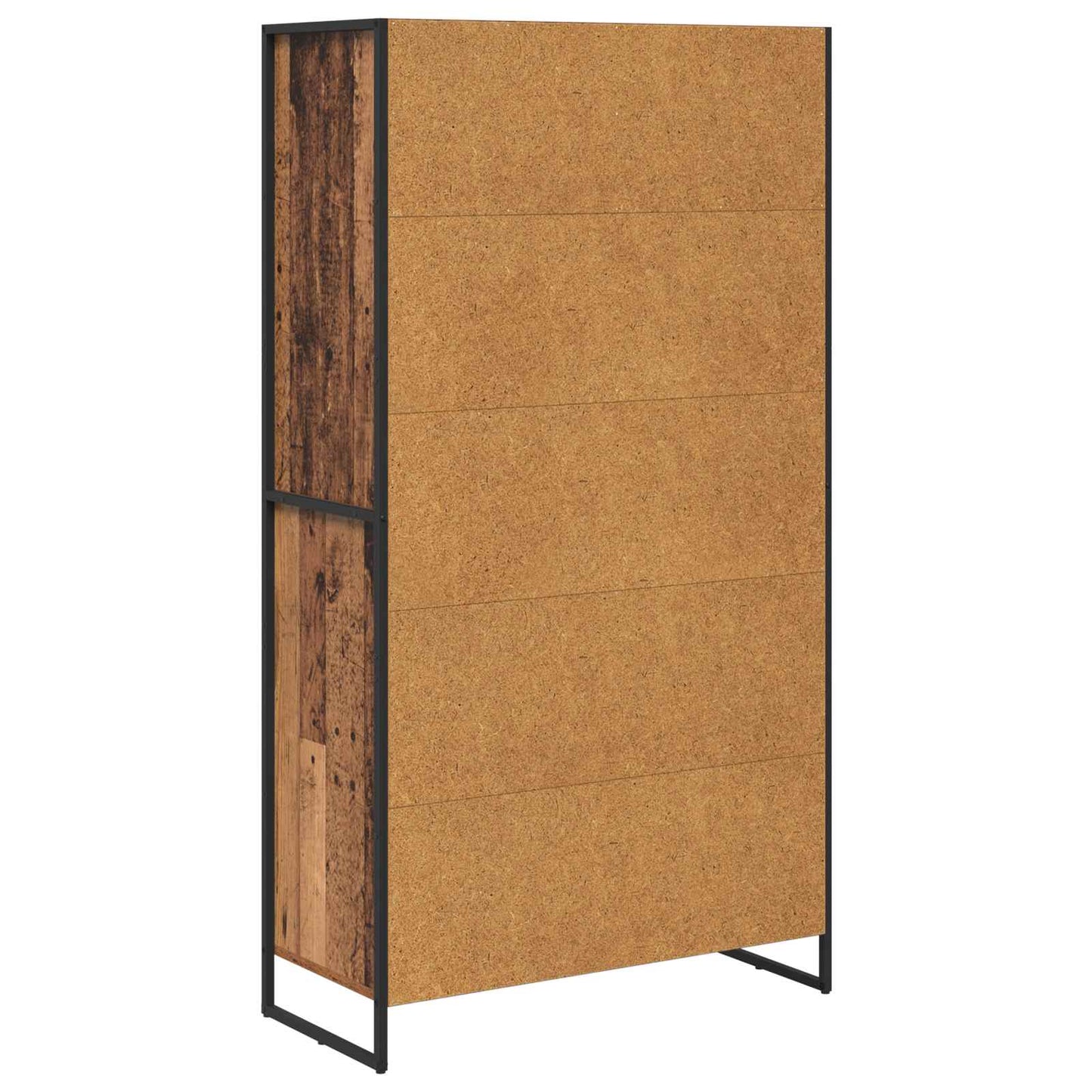 Sideboard 2 pcs Old Wood 81 x 36 x 150.5 cm Engineered Wood