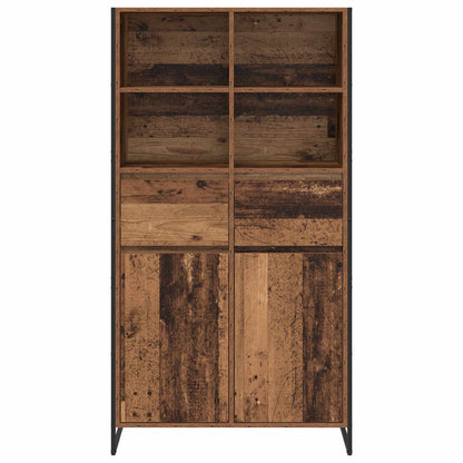 Sideboard 2 pcs Old Wood 81 x 36 x 150.5 cm Engineered Wood