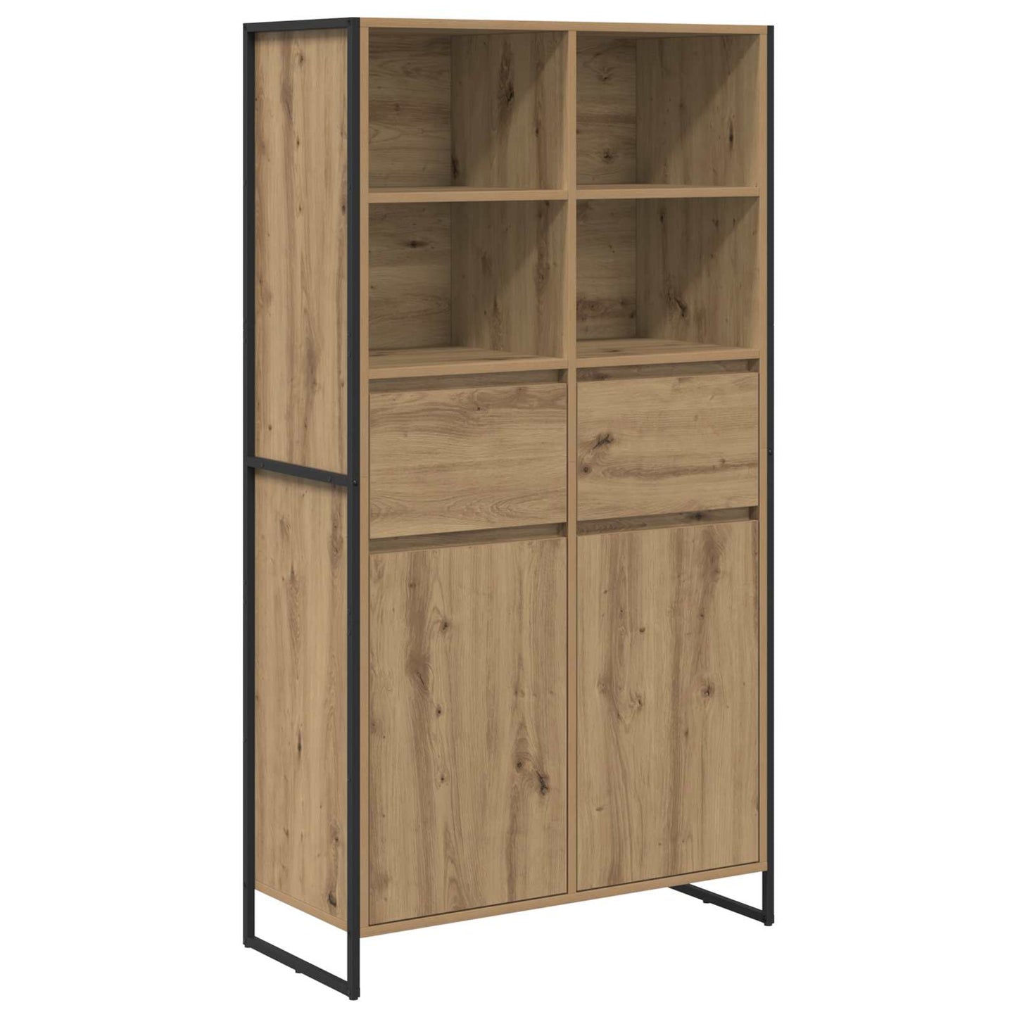 Sideboard 2 pcs Artisian Oak 81 x 36 x 150.5 cm Engineered Wood