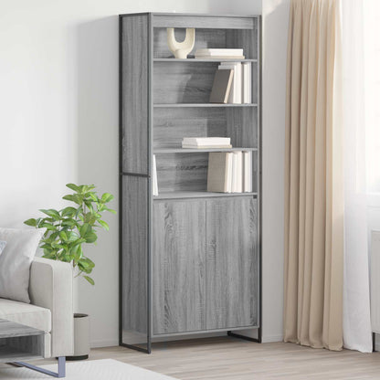 Tall Cabinets Grey Sonoma 79 x 36 x 200 cm Engineered Wood