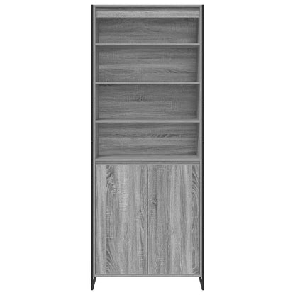 Tall Cabinets Grey Sonoma 79 x 36 x 200 cm Engineered Wood