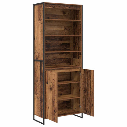 Tall Cabinets Old Wood 79 x 36 x 200 cm Engineered Wood