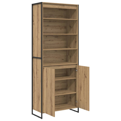 Tall Cabinets Artisian Oak 79 x 36 x 200 cm Engineered Wood