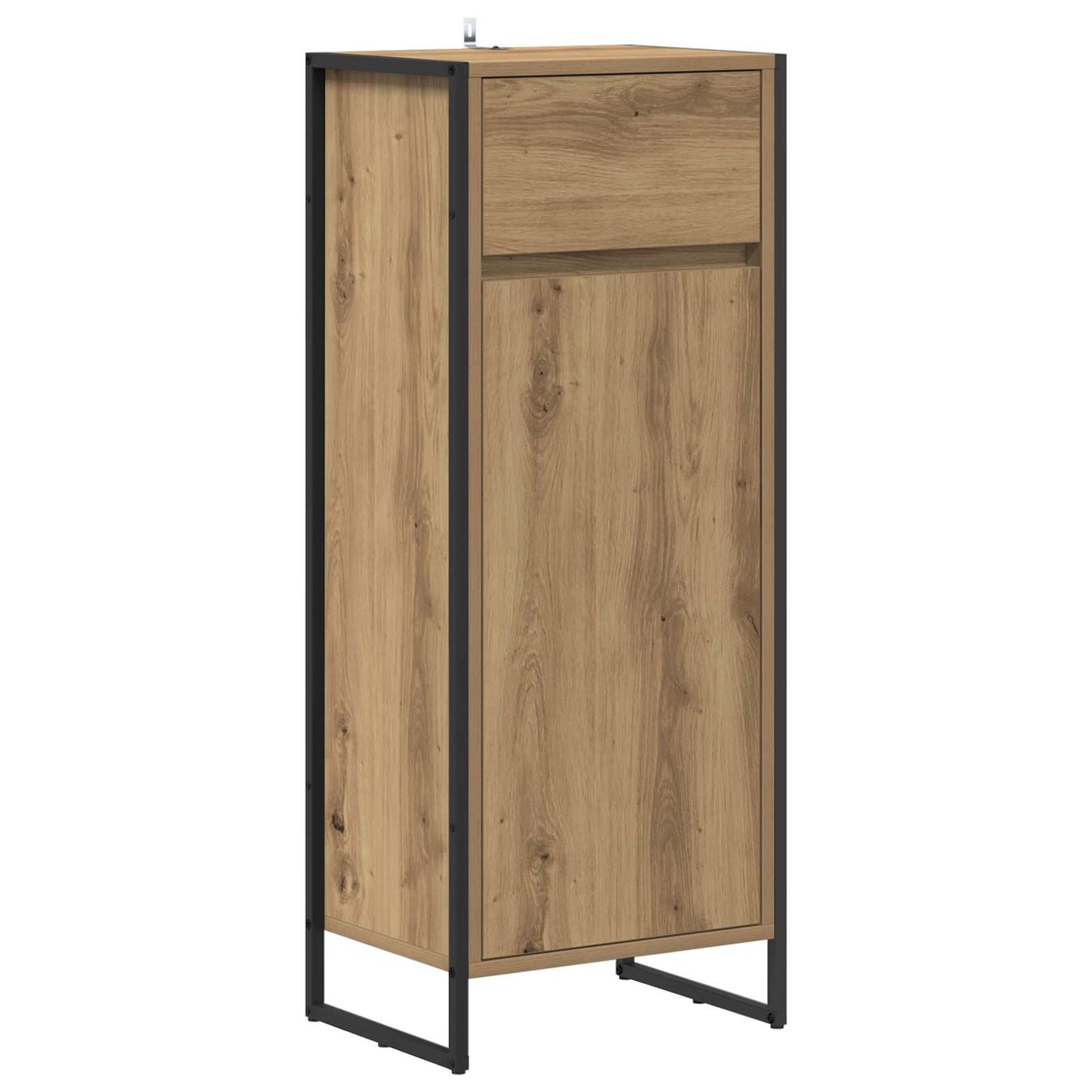 Bathroom Furniture Set with Drawer Artisan Oak Engineered Wood