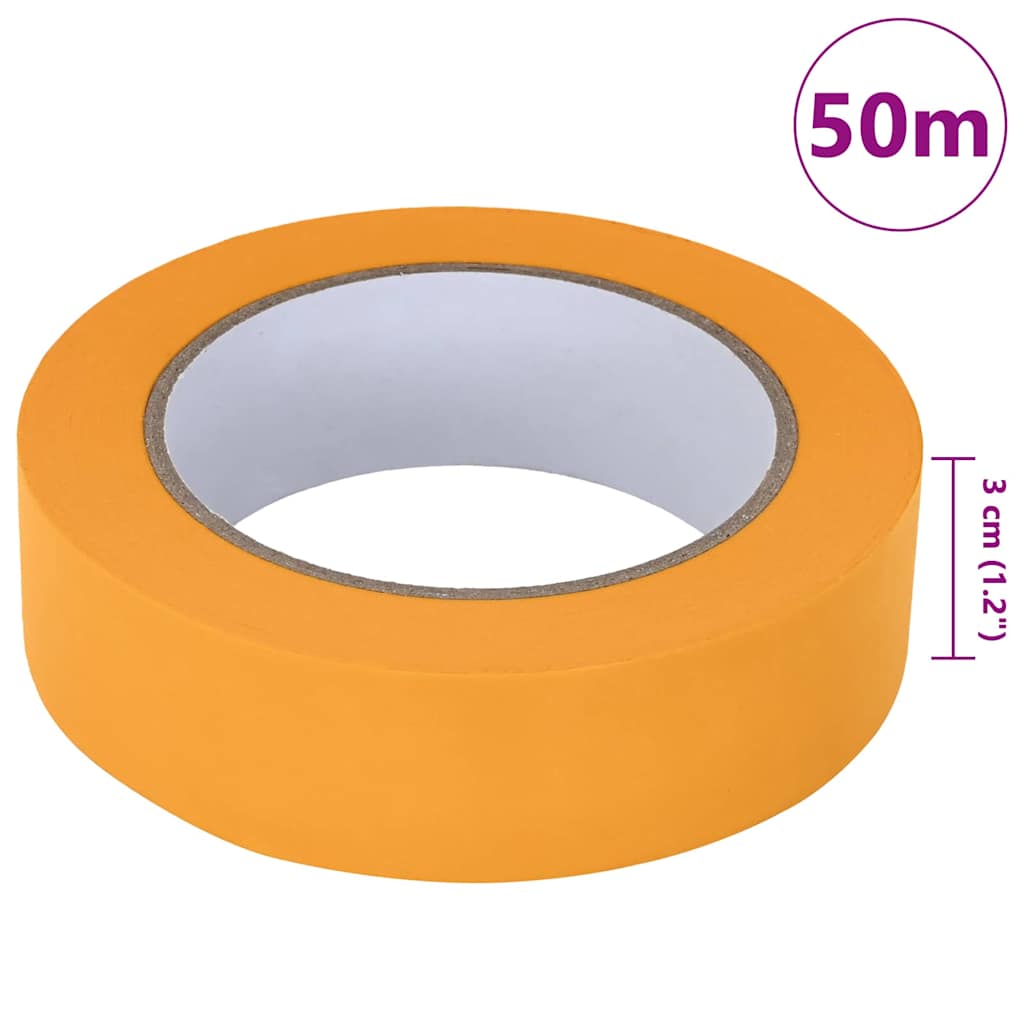 Painter Masking Tapes 24 pcs Yellow 30mm x 50m Paper