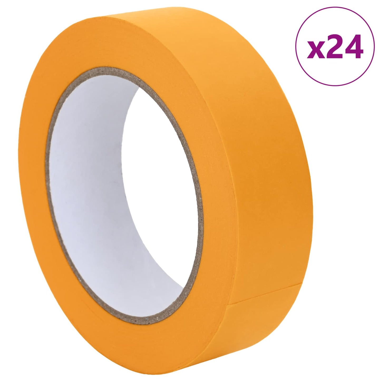 Painter Masking Tapes 24 pcs Yellow 30mm x 50m Paper