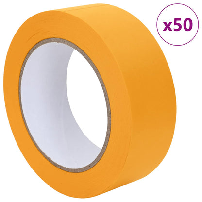 Painter Masking Tapes 50 pcs Yellow 38mm x 50m Paper