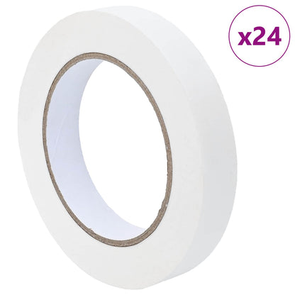 Painter Masking Tapes 24 pcs White 19mm x 50m Paper