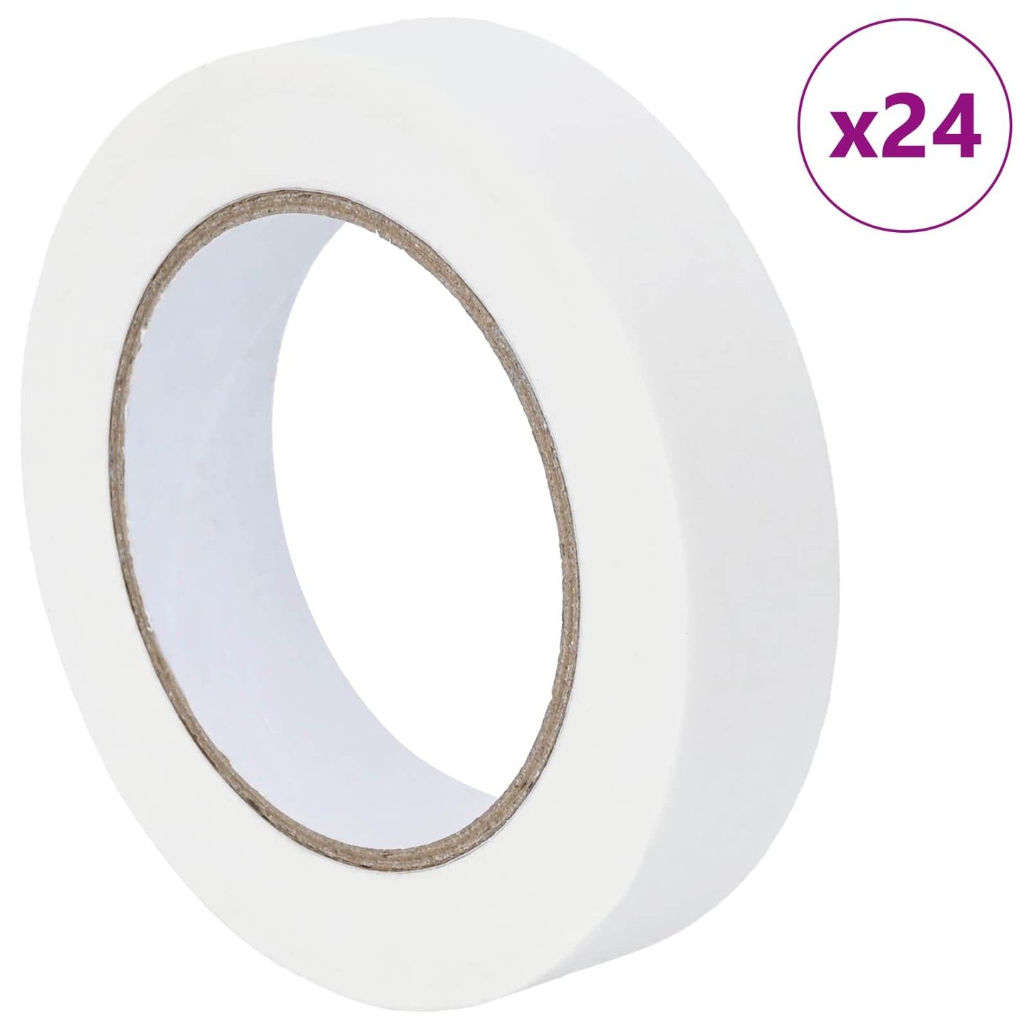 Painter Masking Tapes 24 pcs White 25mm x 50m Paper