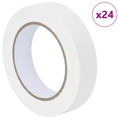 Painter Masking Tapes 24 pcs White 25mm x 50m Paper