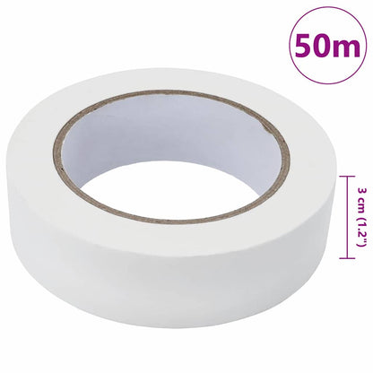 Painter Masking Tapes 6 pcs White 30mm x 50m Paper
