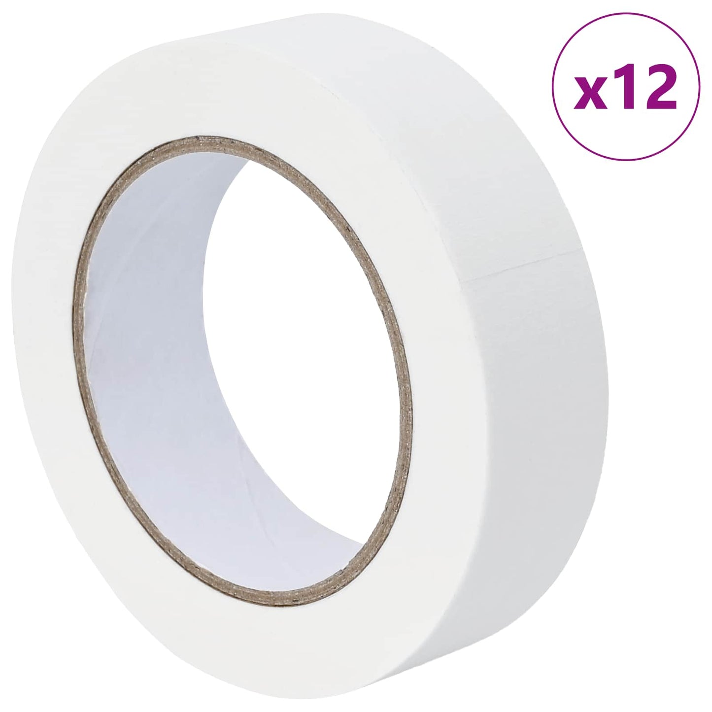 Painter Masking Tapes 12 pcs White 30mm x 50m Paper