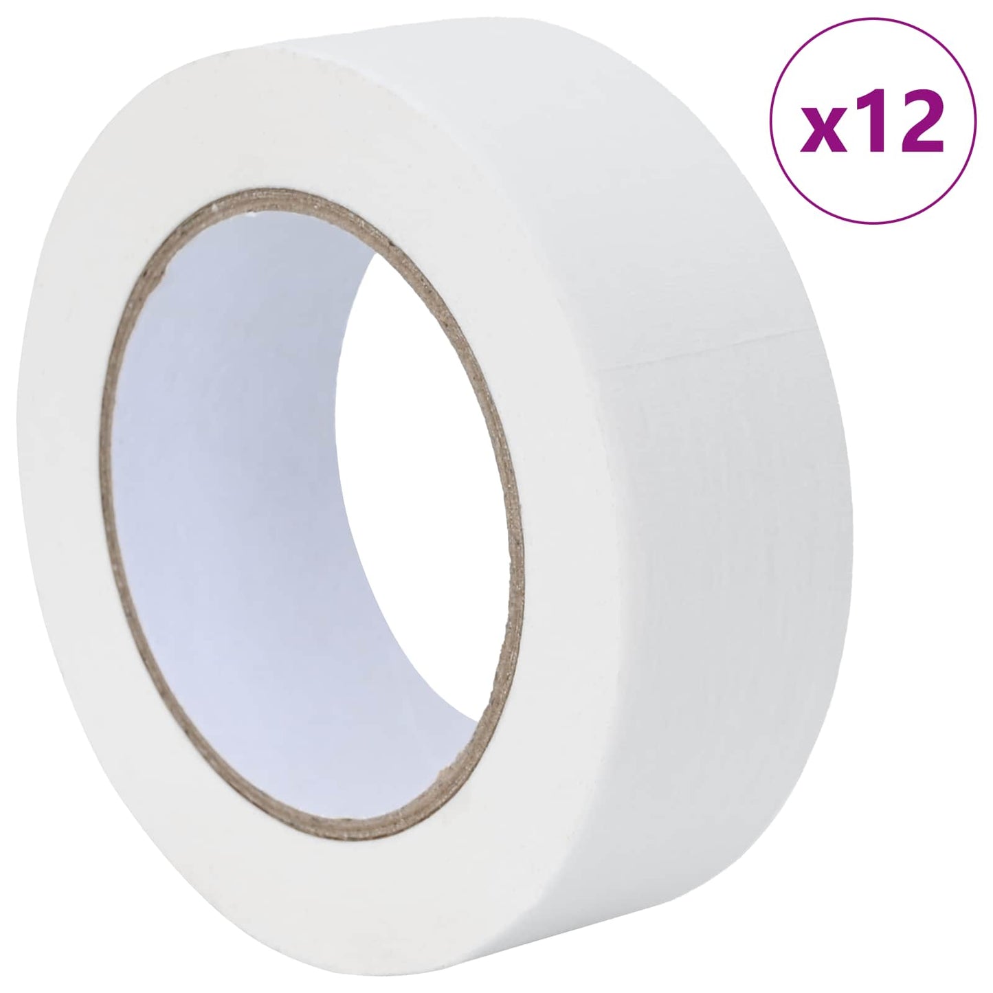 Painter Masking Tapes 12 pcs White 38mm x 50m Paper