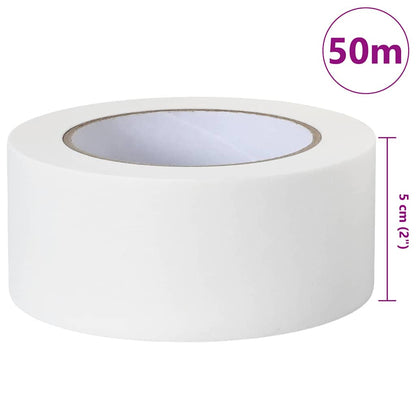 Painter Masking Tapes 12 pcs White 50mm x 50m Paper