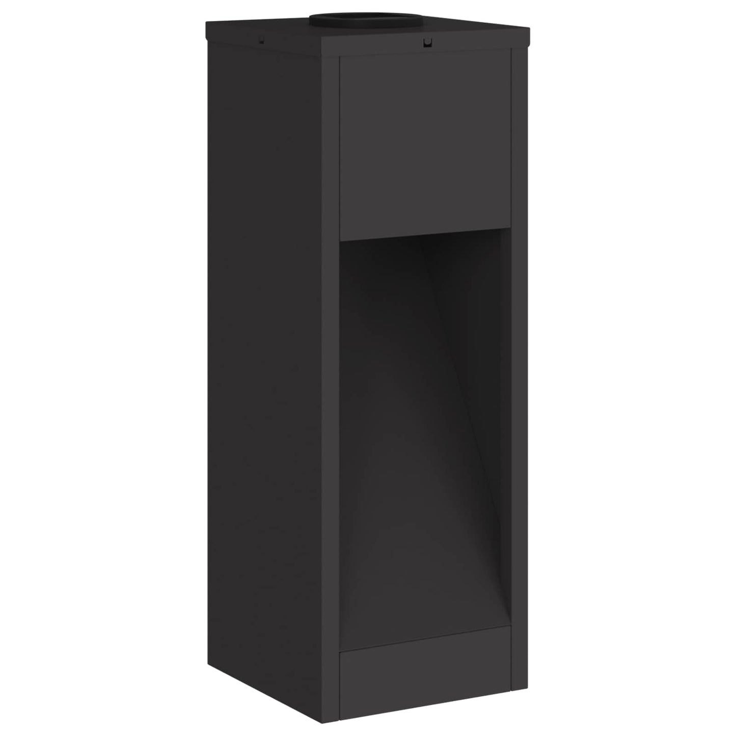 Solar Led Pathway Light 2 pcs Black Cold Rolled Steel