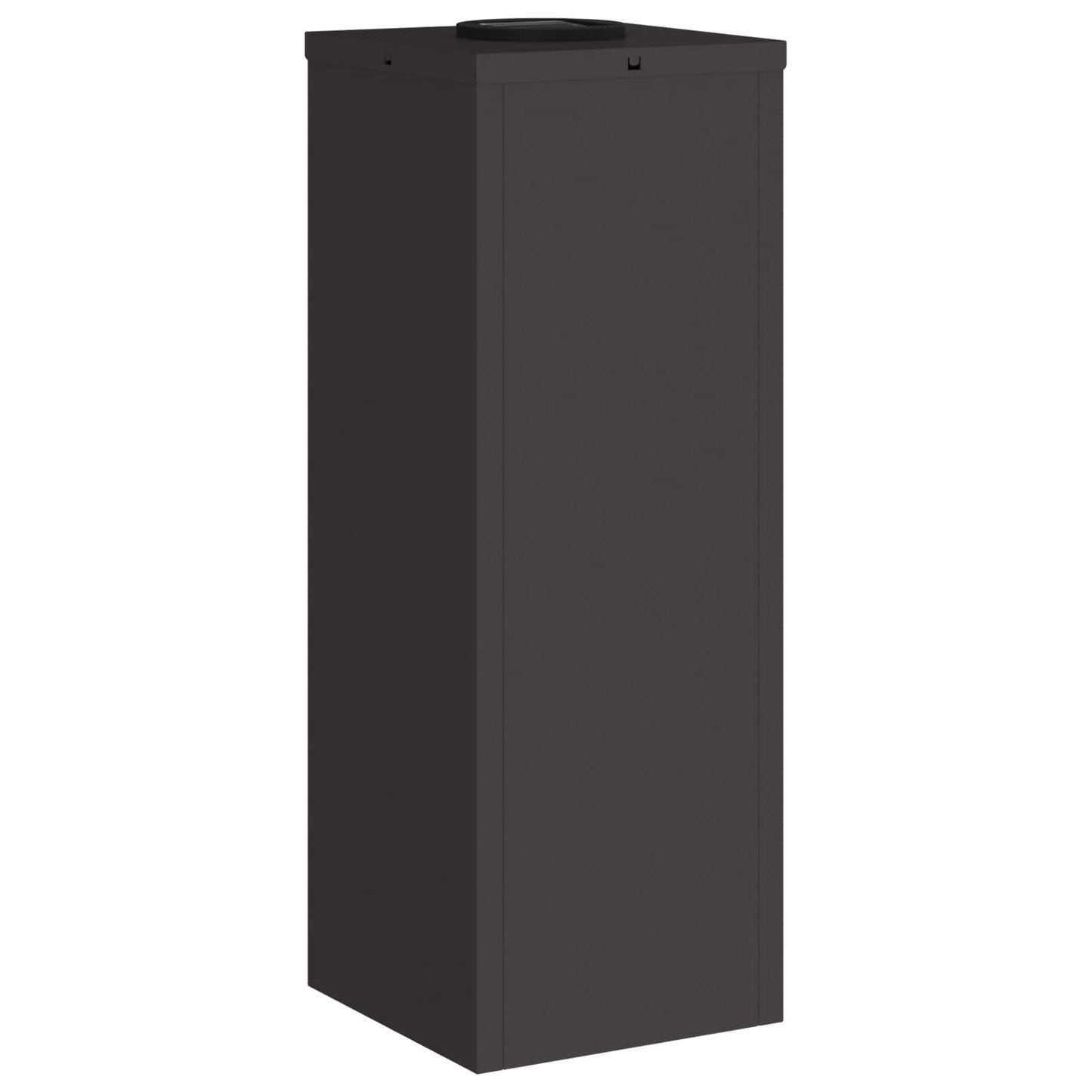 Solar Led Pathway Light 2 pcs Black Cold Rolled Steel