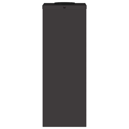 Solar Led Pathway Light 2 pcs Black Cold Rolled Steel