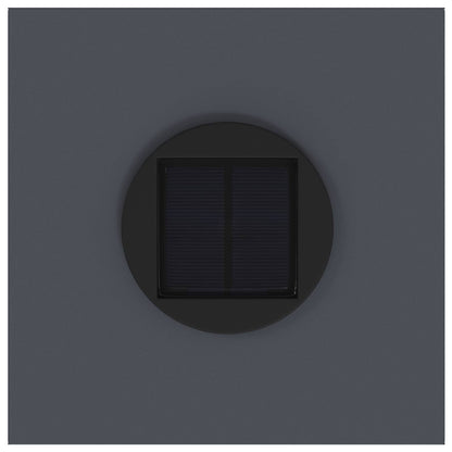 Solar Led Pathway Light 2 pcs Anthracite Cold Rolled Steel