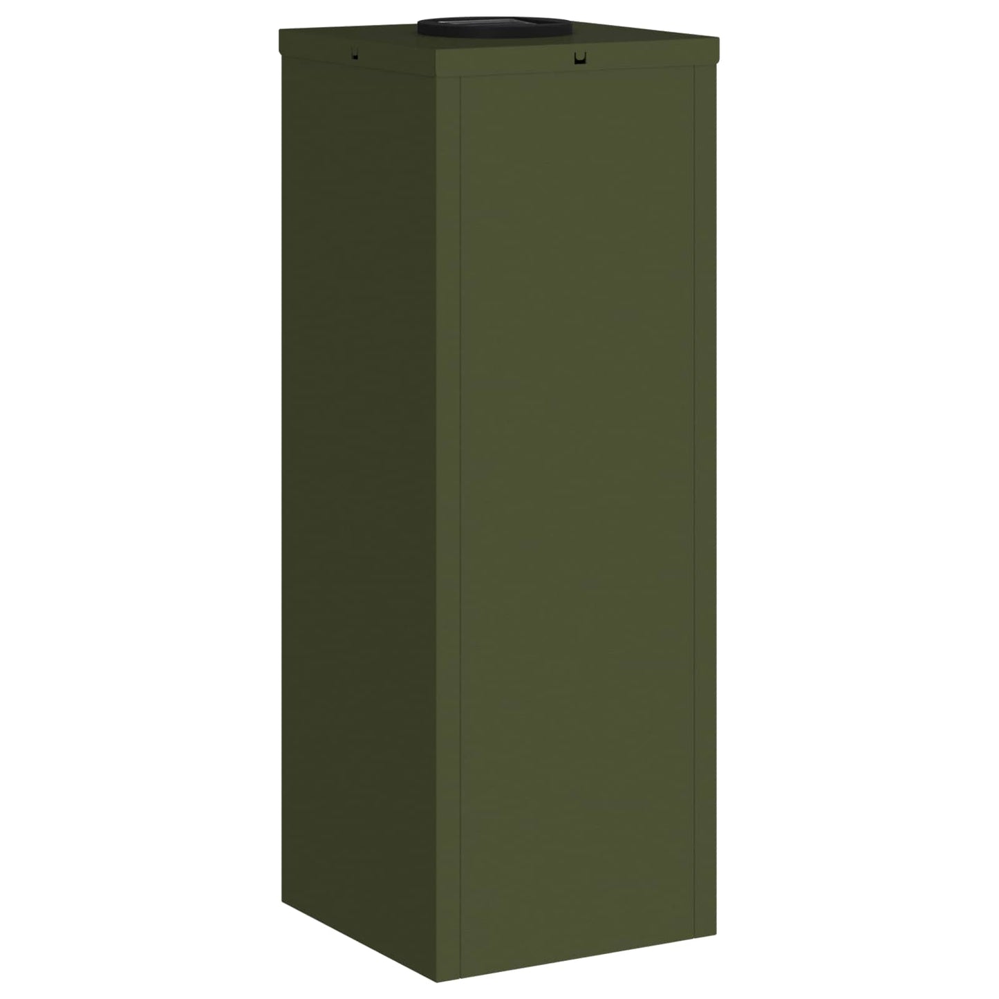 Solar Led Pathway Light 2 pcs Olive Green Cold Rolled Steel