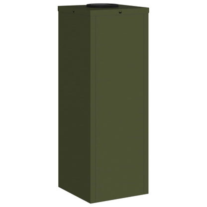 Solar Led Pathway Light 2 pcs Olive Green Cold Rolled Steel