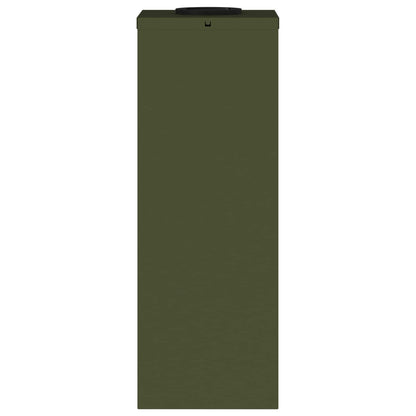 Solar Led Pathway Light 2 pcs Olive Green Cold Rolled Steel