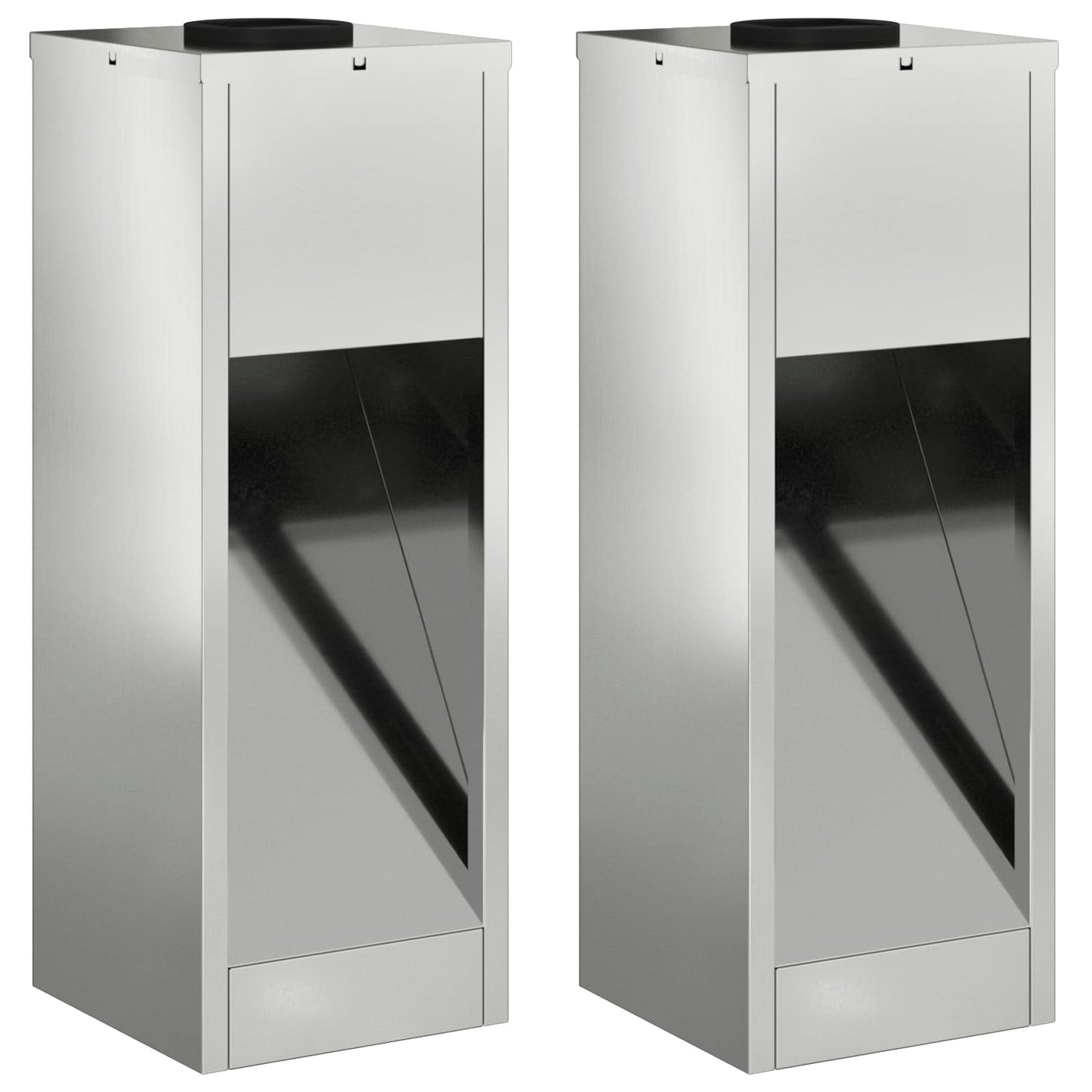 Solar Led Pathway Light 2 pcs Galvanized Galvanized