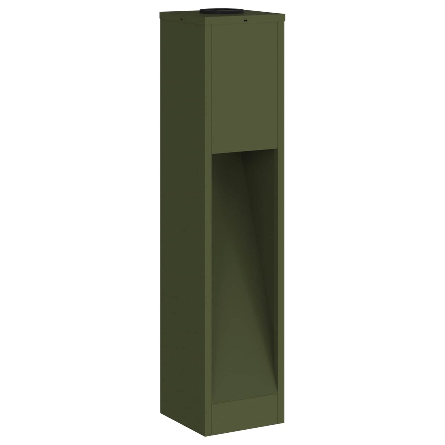 Solar Led Pathway Light 2 pcs Olive Green Cold Rolled Steel