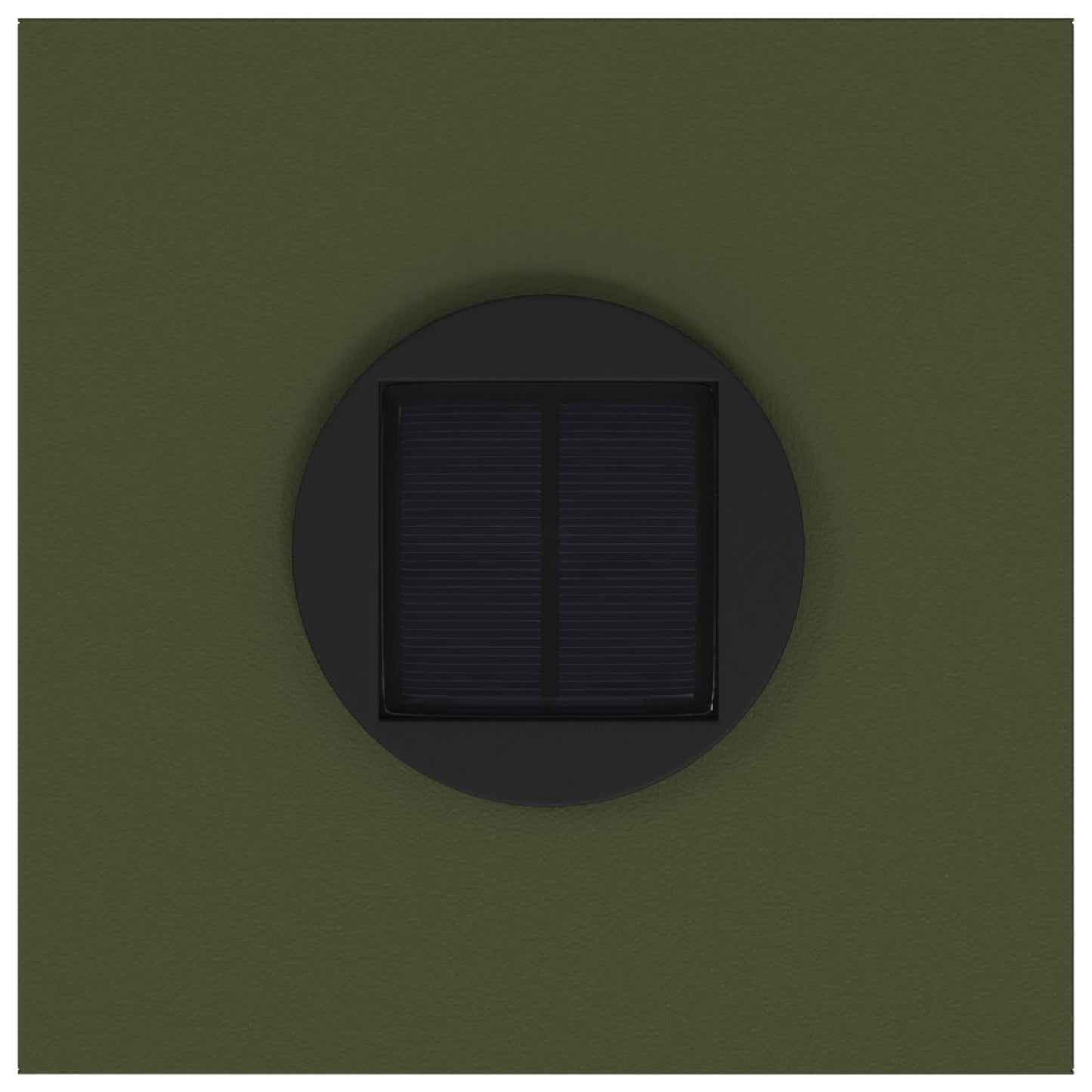 Solar Led Pathway Light 2 pcs Olive Green Cold Rolled Steel