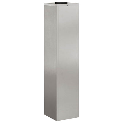 Solar Led Pathway Light 2 pcs Stainless Steel Stainless Steel