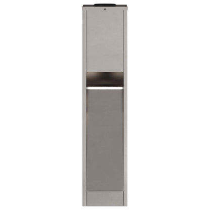 Solar Led Pathway Light 2 pcs Stainless Steel Stainless Steel