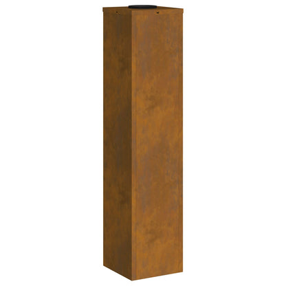 Solar Led Pathway Light 2 pcs Corten Steel Corten Steel