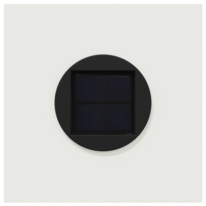 Solar LED Pathway Light 2 pcs White Cold Rolled Steel