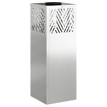 Solar LED Pathway Light 2 pcs Silver Galvanized